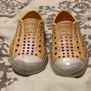 Orange Native Shoes - Size 7